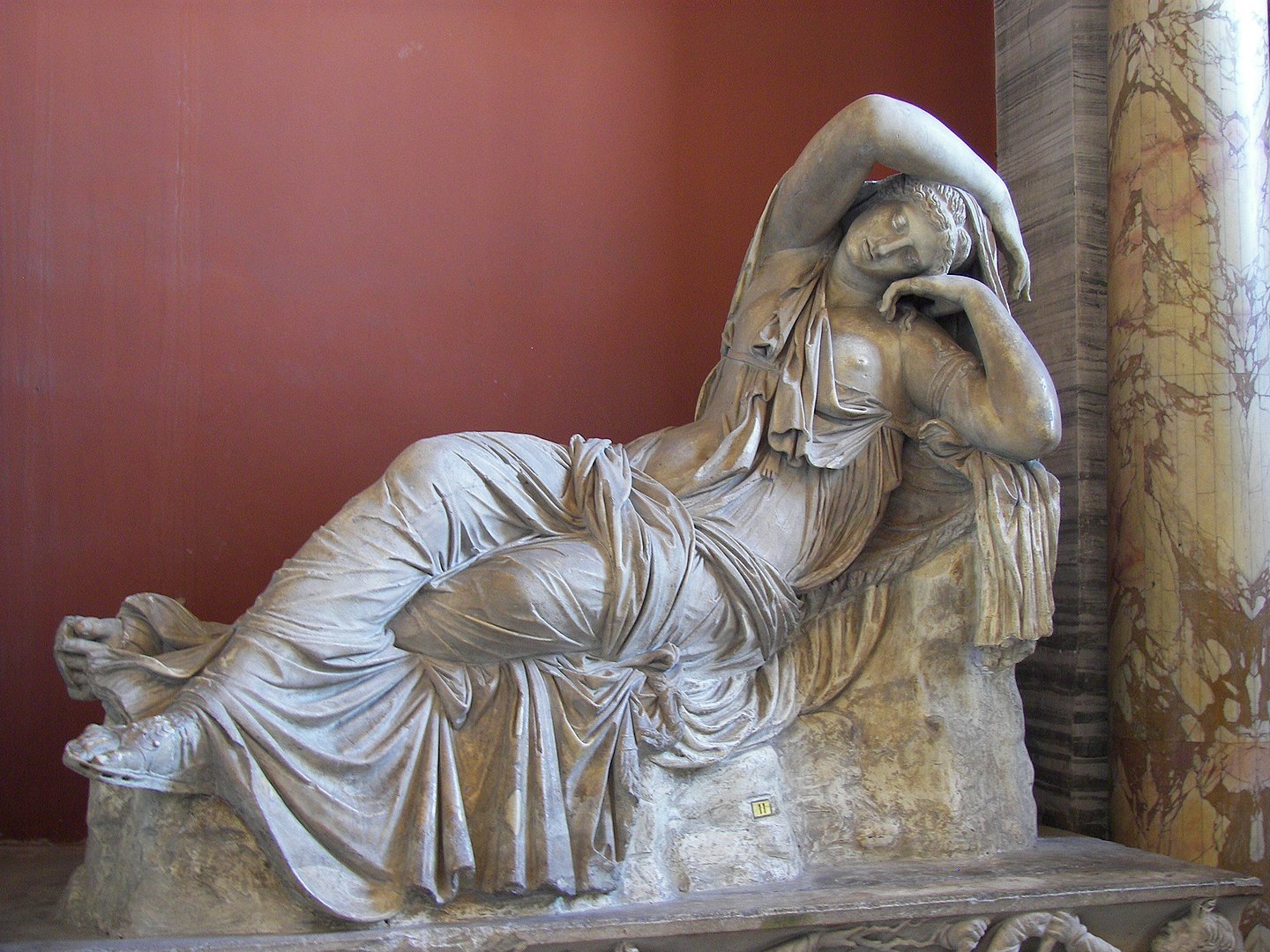 Statue of Sleeping Ariadne in the Vatican Museums, By Wknight94 - Own work, CC BY-SA 3.0