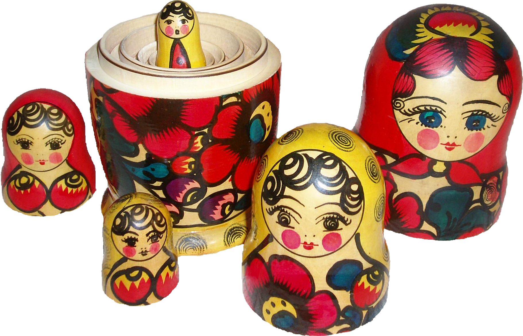 The concept of the Russian dolls is used as a visual example in various topics